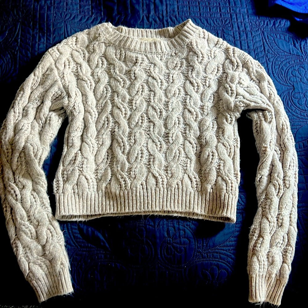 Jessica Simpson, Small Cozy Cream Sweater